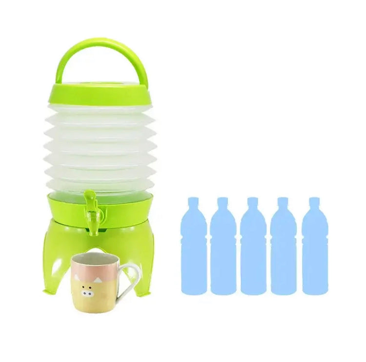 Outdoor Foldable Water Cooler, Folding Water Bucket, Multifunctional Water Dispenser, Collapsible Water Container Outdoor Foldable Water Cooler, Folding Water Bucket, Multifunctional Water Dispenser, Collapsible Water Container